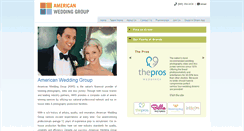 Desktop Screenshot of americanweddinggroup.com